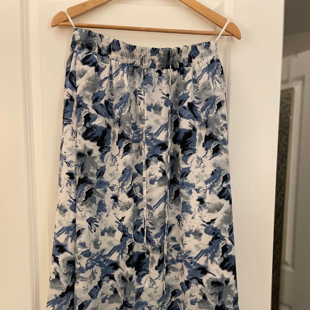 Maxi Skirt for Women with Pockets Long Midi Length Casual Skirt for Beach Party